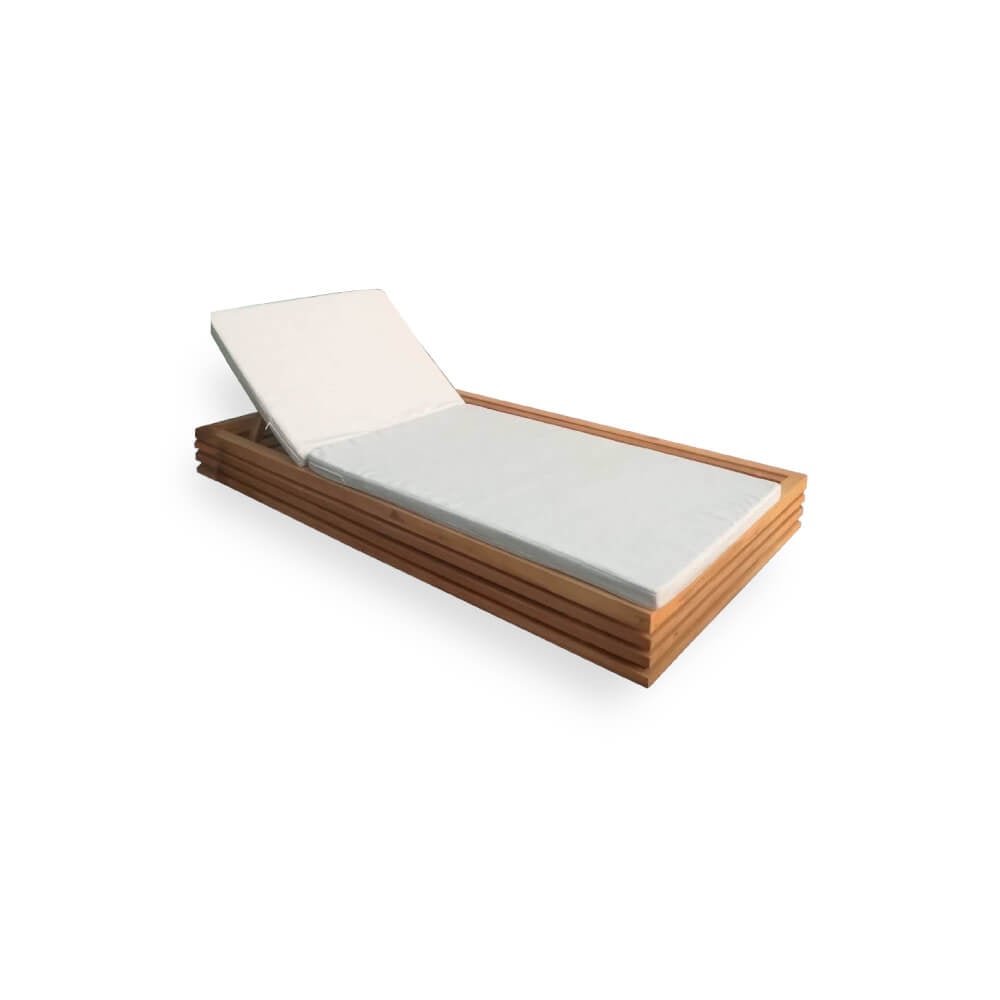 เตียงริมสระ PAREENA DECOR รุ่น HORIZON LOUNGER เตียงอาบแดดไม้สัก